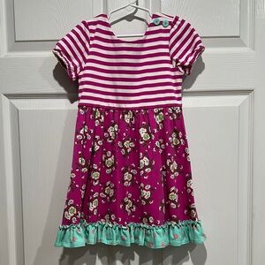 Matilda Jane Floral Striped Kids Dress